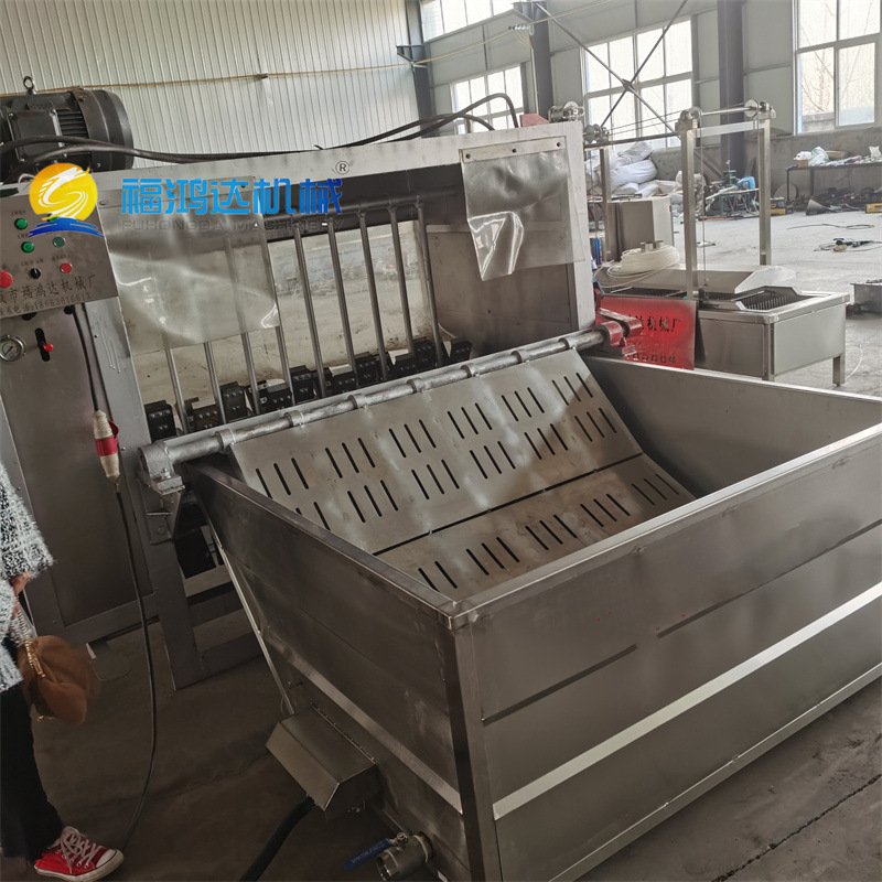 福鸿达整猪打毛机 电加热浸烫池 内江屠宰整猪打毛机