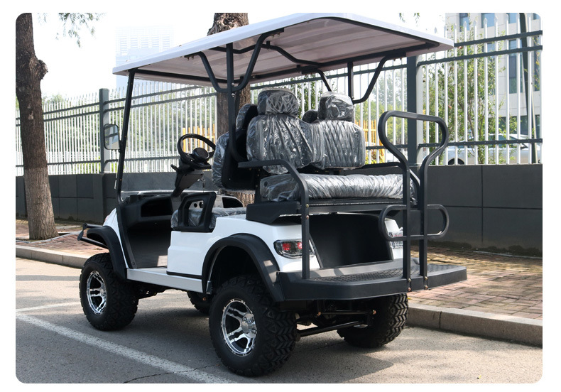 Electric Off-Road Golf Cart, Scenic Spot Sightseeing Vehicle, Real Estate Property Shuttle Bus, Electric Four-Wheel Sightseeing Vehicle