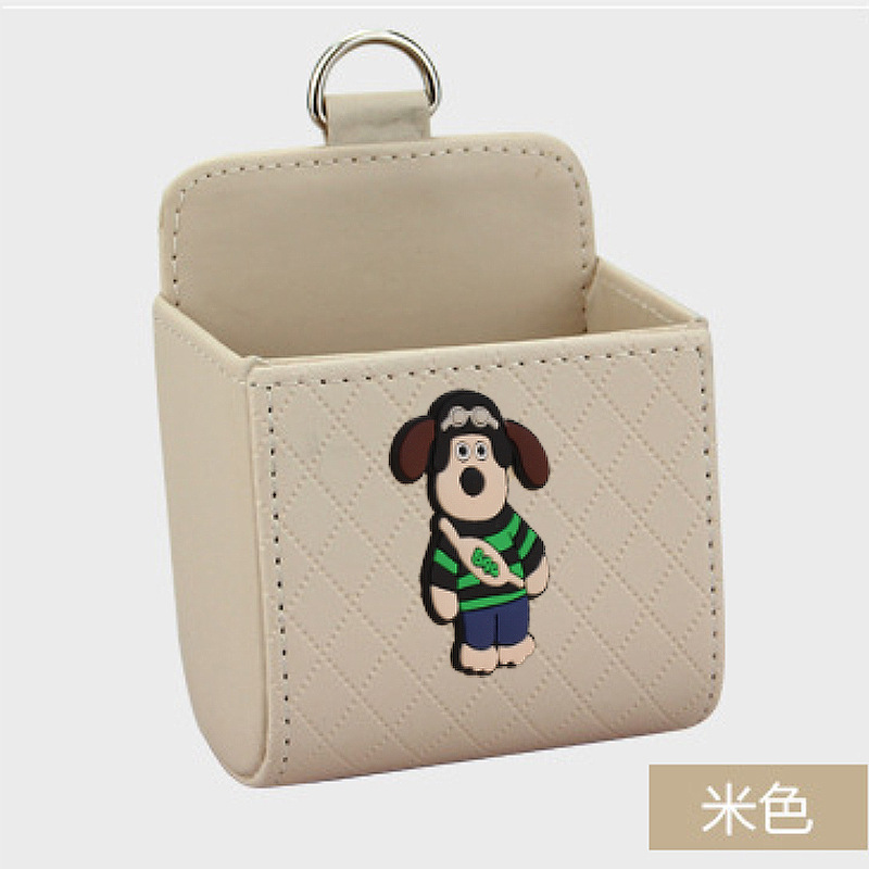 Bolsa de almacenamiento de salida de aire del automóvil bolsas de colgar de teléfonos móviles creativas Mary caja de almacenamiento de artículos para colgar almacenamiento