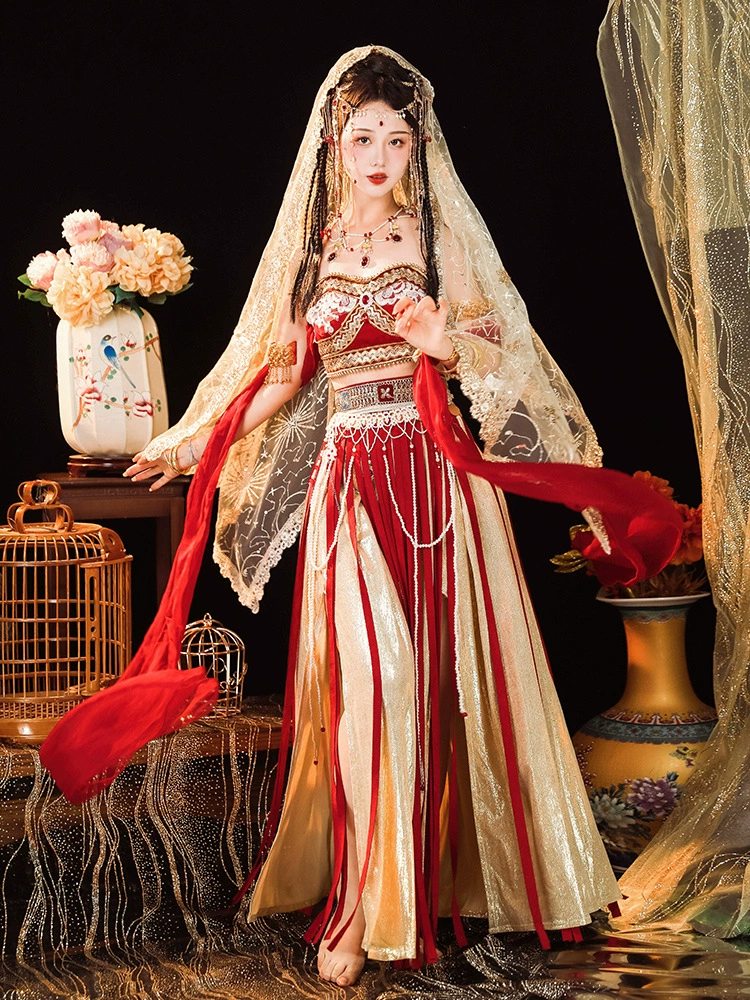 Поэзия Хань Юй Куй Фу Ли Оригинальный Дуньхуан Летающая принцесса Экзотический стиль