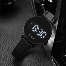 歌迪运动电子表学生多功能数字显示腕表简约高级感硅胶手表