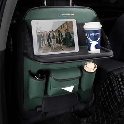 Vein Car Seat Back Storage | Car table board - upgraded-with-table-board-emerald-land-rover
