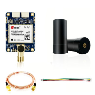 RTK Module GPS Module Board BNX-ZED-F9P-04B and GNSS Quad Helix Antenna B4QA7GGGB
