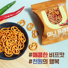 【預售】韓國進口友施蝴蝶酥餅干香辣焗鹽袋裝零食小吃