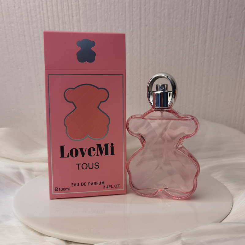 越境貿易人気香水 女性用 長持ち LOVE Mi ベア香水 学生向け ライトフレグランス 香水メーカー卸売|undefined