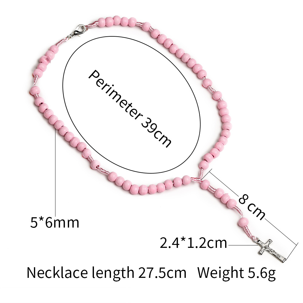 儿童项链十字架洗礼饰品