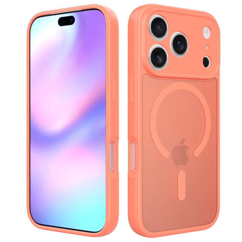 适用iPhone17Promax磁吸手机壳苹果16保护套Air防摔15磨砂14精孔p|undefined