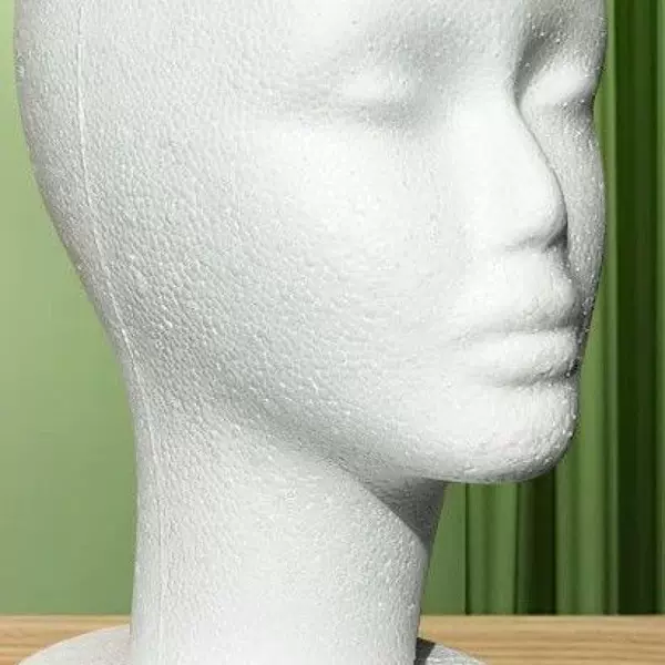 Foam Head Mold Cos Hair Lady Hair Repair Wig Bracket DIY Dummy Head Mold Mold Placement Model Head Animal Bone Mask
