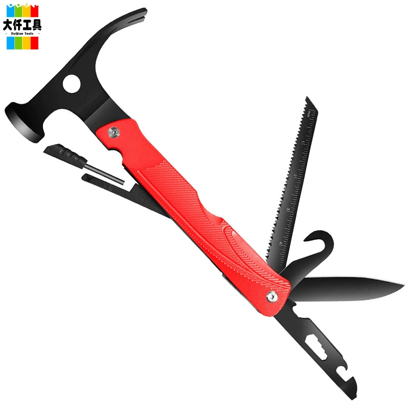 Многофункциональный баранный молоток для кемпинга на открытом воздухе аппаратные инструменты молоток длинный молоток с ножом для пилы через границу Амазонка взрывные модели