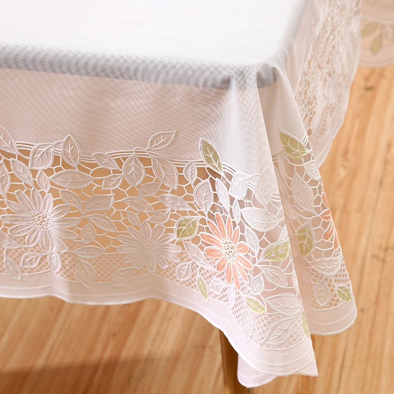 Amazonas pastoral viento rectangular impresión hueco diseño de mesa simple decoración de mesa generosa resistente a altas temperaturas