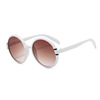 Retro big sunglasses, fashionable sun protection cream, European style, fitted, UF-protection