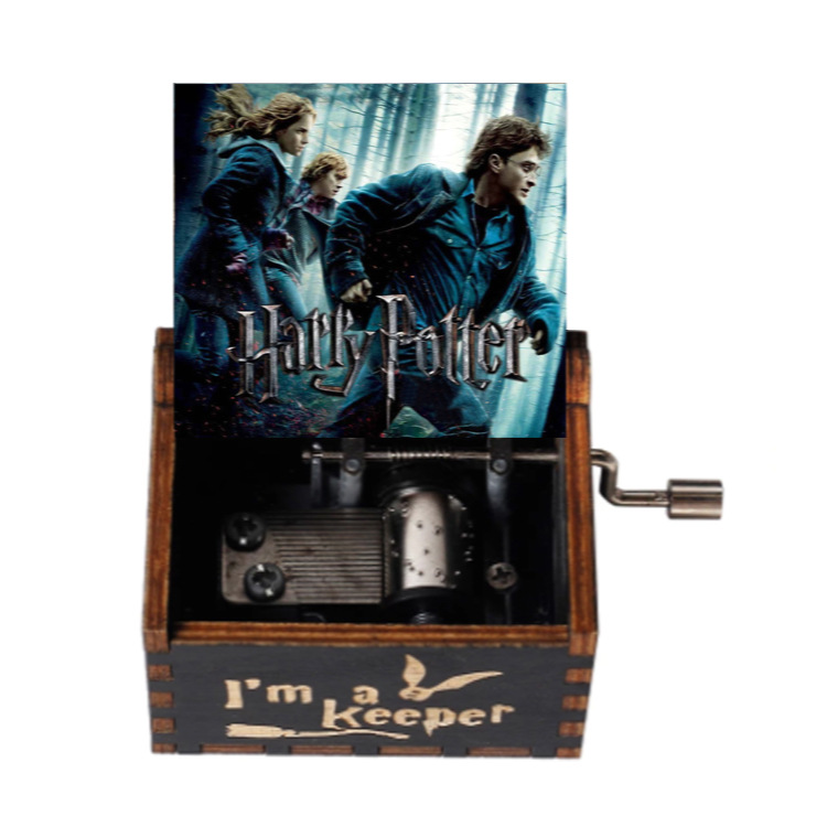 源工場ハリーポッターハイドウェイ手揺れ木製オルゴールミニオルゴールクリエイティブ誕生日プレゼント