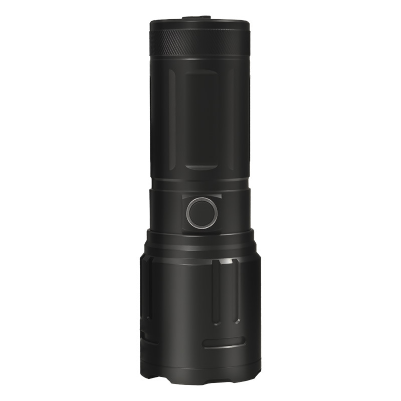 Antorcha de luz alta super brillante recargable super larga duración al aire libre hogar zoom antorcha láser de largo alcance