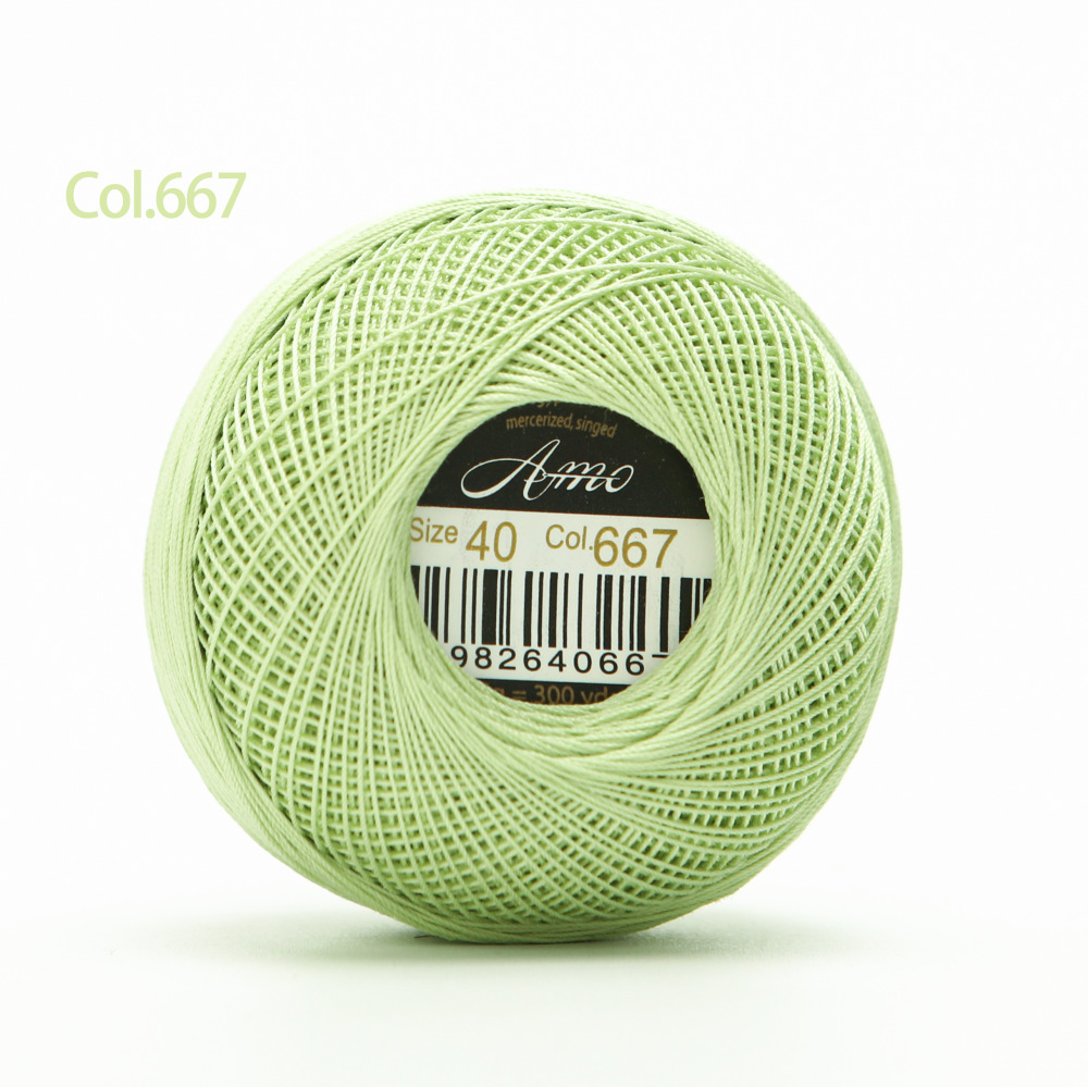 #667*300야드*40호, 각 묶음당 25G