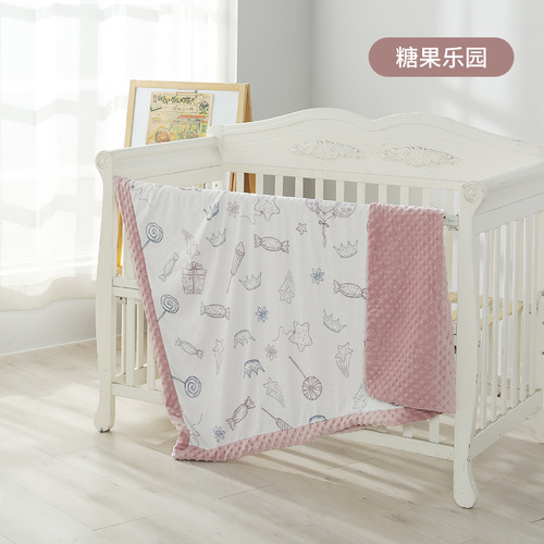 NOOER Baby Cotton Ball Blanket Kindergarten Nap Cover Winter Thick Cotton Ball Cover Dropshipping One Piece