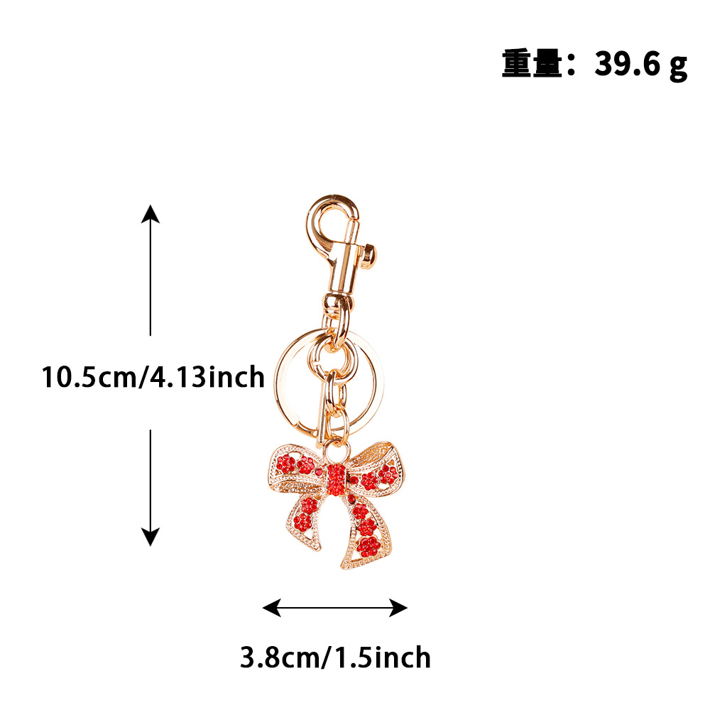 Transfronterizos directamente para bolsas de cereza colgantes de moda llaveras de automóviles llaveras de Amazon llaveras de metal accesorios de bolsas al por mayor