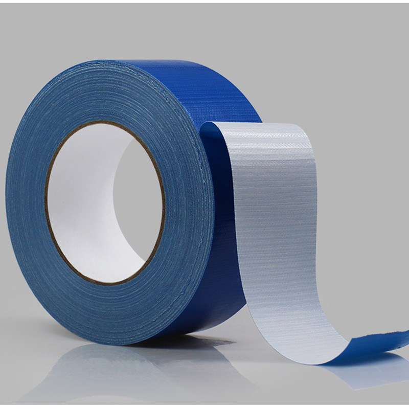 Cinta de tela adhesiva de alta fábrica fácil de rasgar impermeable cinta de película protectora de plata de un solo lado cinta de alfombra de exposición de boda