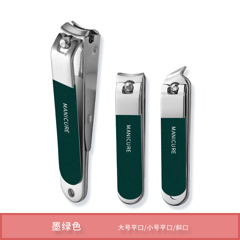 10-Piece Nail Clipper Set, Nail Scissors, Manicure Pliers, Household Oblique Pedicure Manicure Tools, Anti-Splash Portable