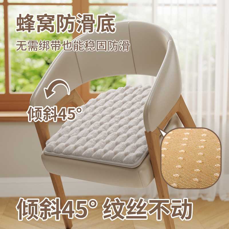 Cojín de silla de comedor en forma de herradura cojín de silla de comedor cojín de seda gruesa cojín de madera sólida cojín de asiento antideslizante cojín de mesa de comedor image 4