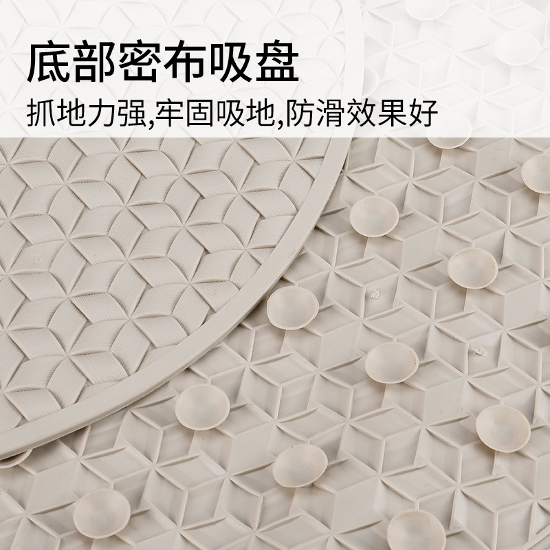 Alfombra de baño antideslizante 68X38TPE ventosa alfombra de bañera Mercedes-Benz color sólido baño Baño alfombra de baño alfombra de piso