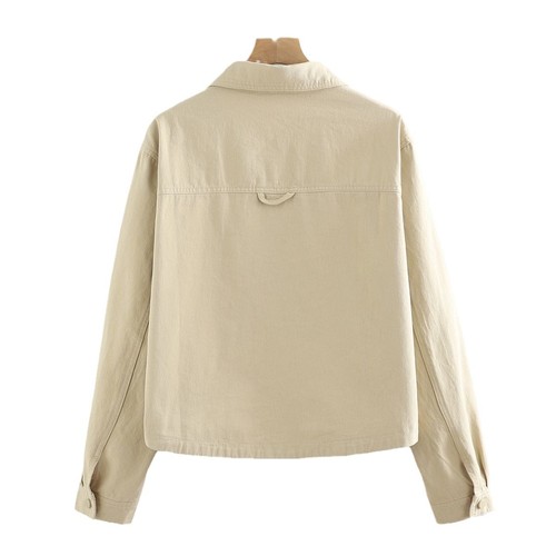 Women's Jeans Fashion Coat Spring and Autumn Short Version Korean Style Loose Matchable Long Sleeve Shirt Work Jacket Top Trendy