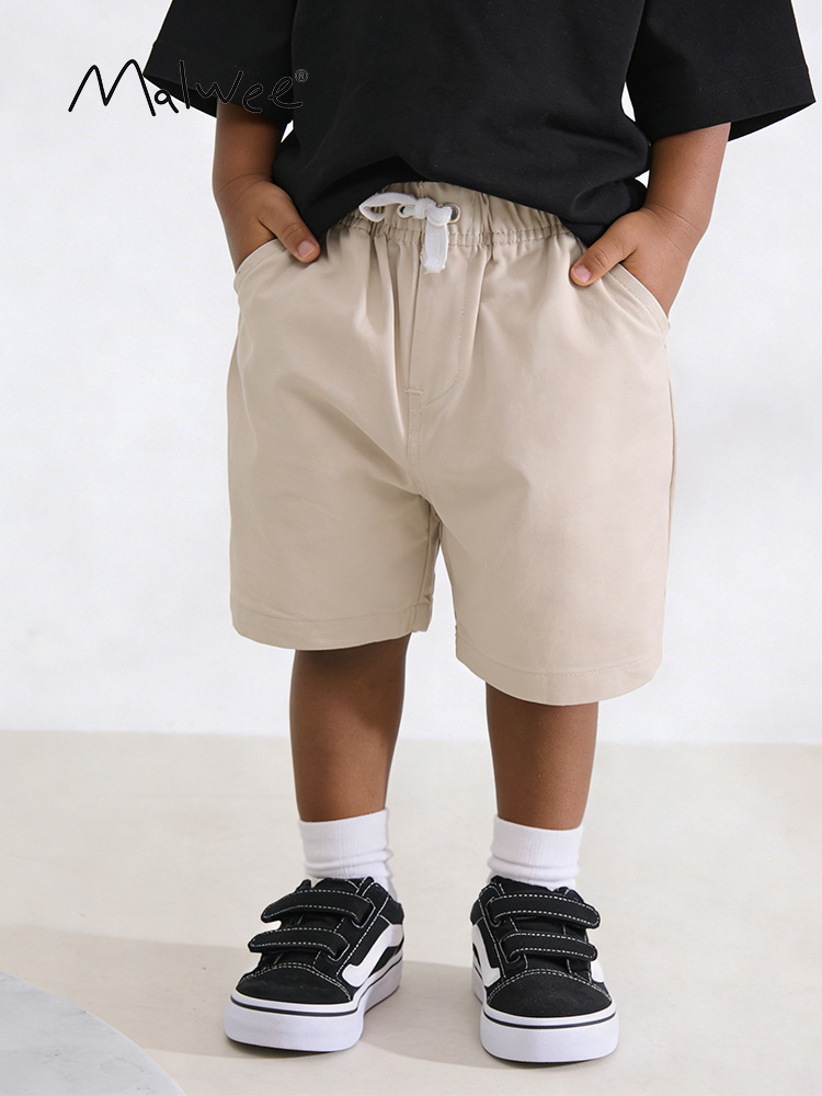 Transfronterizo malwee pantalones para niños de verano nuevo guapo cintura elástica europea y americana pantalones casuales para niños de mediana edad image 1