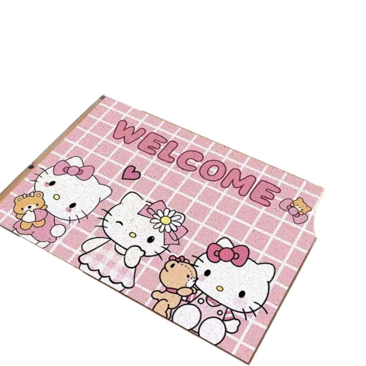 PVC製玄関マット、円形、滑り止め、洗える、防塵、玄関用カーペット