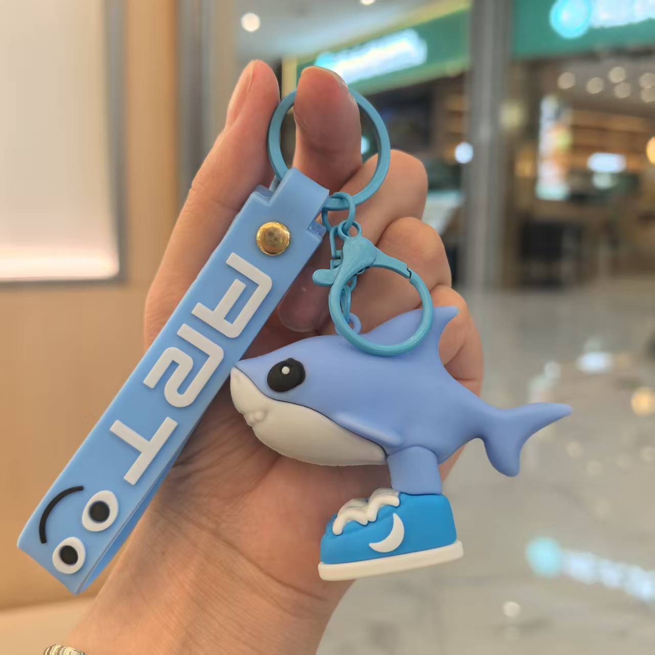 Nuevo comercio exterior de dibujos animados montañas y mares a través de bombarderos cocodrilo bolsas de llaver de silicona bolsas colgantes de decoración de tiendas pequeños regalos al por mayor