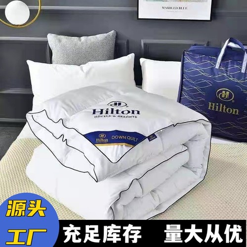 Direct selling duvet autumn and winter thickened warm quilt Hilton hotel hotel goose down quilt core gift group purchase and delivery