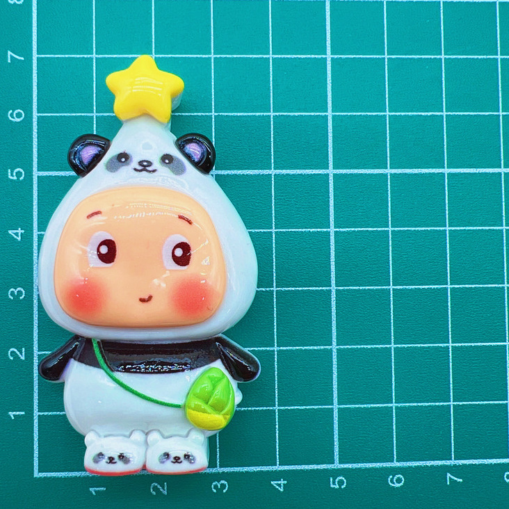 卡通星星人可爱公仔diy奶油胶钥匙扣发夹手机壳冰箱贴配件批发|undefined