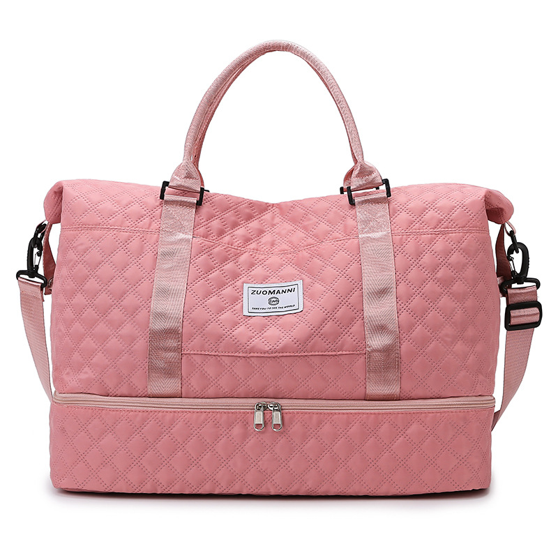 Bolsa de viaje plegable de rango corto, bolsa de natación de separación seca y húmeda, bolsa de ejercicio expandible, bolsa de viaje de negocios de gran capacidad