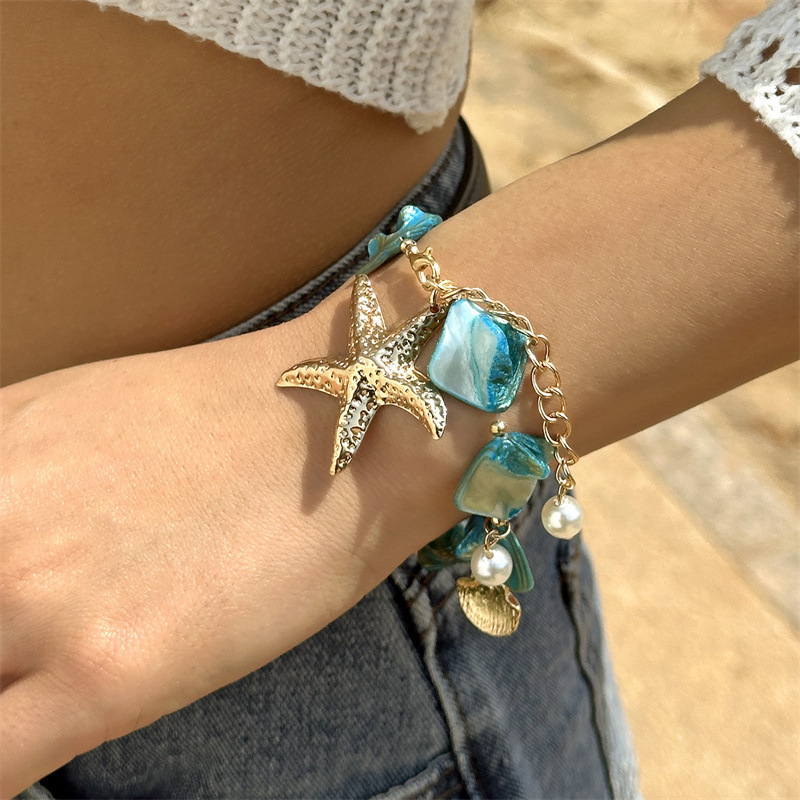 跨境项链海星necklace规则饰品ins气质欧美贝壳项饰海洋海洋风|undefined