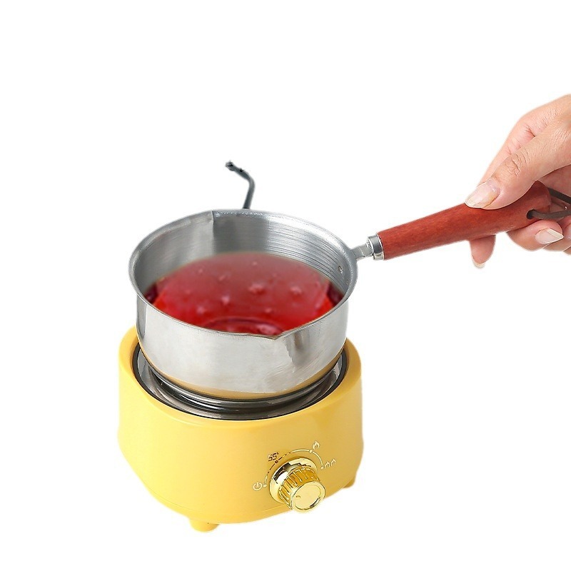 DIY製作器具ワックス瓶砂糖ショートニング溶融鍋加熱炉保温ミルクステンレス溶融ワックスミニ鍋|undefined