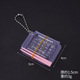 Fast food box + pink chopsticks (bead chain style)