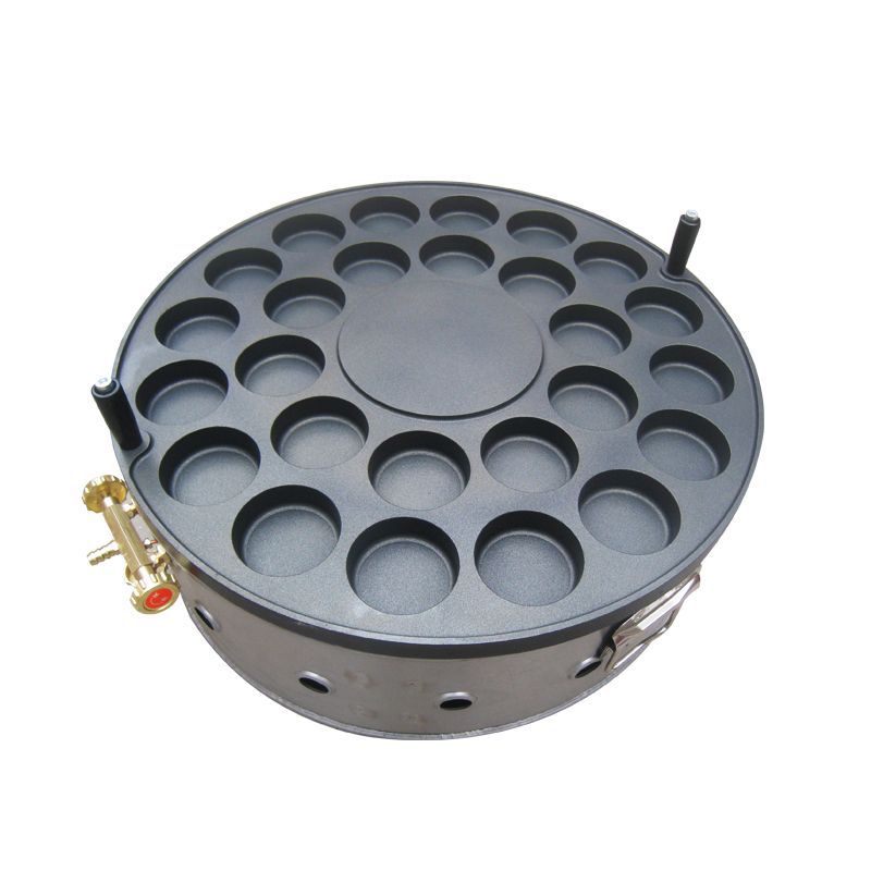 18 agujeros 22 agujeros 26 agujeros de carbón comercial huevo horno de hamburguesas máquina de hamburguesas de huevos máquina de hamburguesas