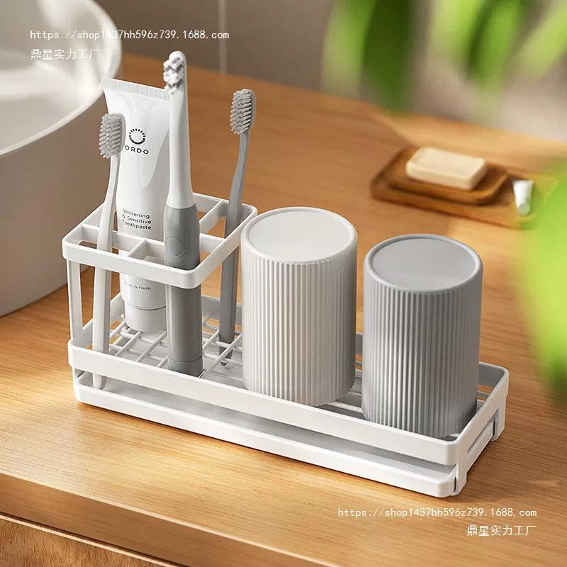Mouthwash, set, toothbrush, storage system, simple and elegant design