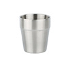 Metal wineglass stainless steel, coffee high quality cup with glass, wholesale