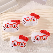 小红书同款卡通充棉眼镜猫咪配件洞洞鞋diy奶油胶手机壳配件批发