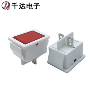 Kcd4 Flat Two-Legged Boat-Shaped Indicator Light Power Signal Light Red Dual-Card Refrigeration Cabinet Indicator Light
