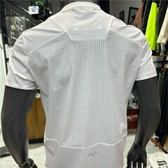 2025夏季新款速干运动T恤男宽松透气短袖穿搭网孔健身跑步上衣男