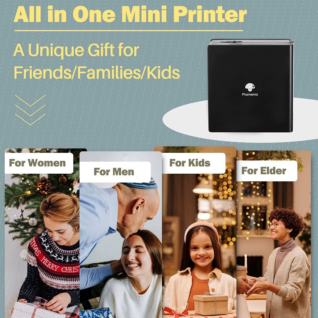Small printer, mobile phone, photo, sticker, (Cross-border trading)