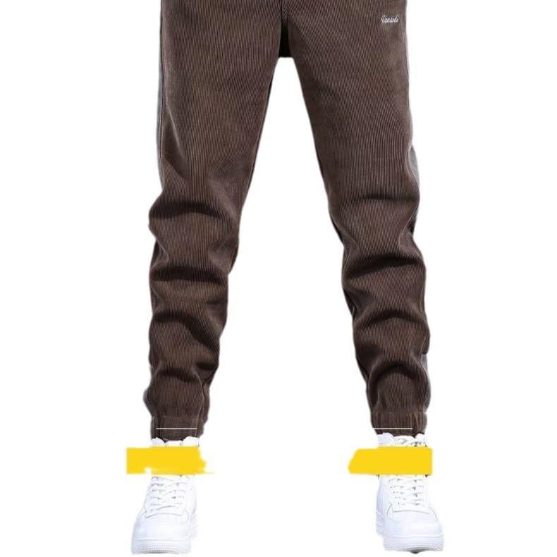 Jeans de marca de moda para hombres, pantalones harem casuales negros de primavera y otoño para hombres, cintura elástica, pantalones gordos sueltos de hip-hop