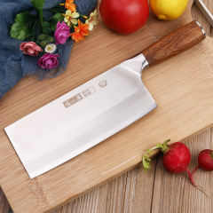 張小泉銘匠系列桑刀2#家用不鏽鋼菜刀切片刀廚房切肉刀複合鋼刀