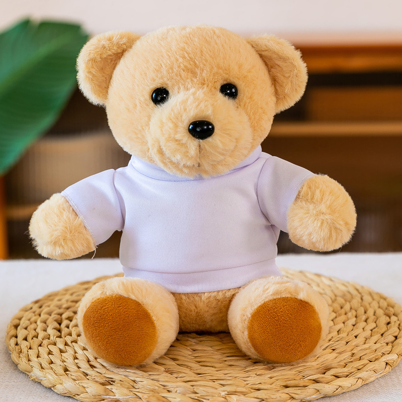 Vestir oso muñeca muñeca logotipo de impresión osito de peluche