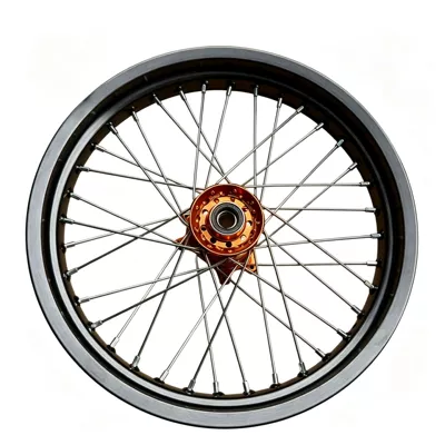 aluminum alloy rims, Motorcycle wheel hub - front-wheel-hub-core-orange