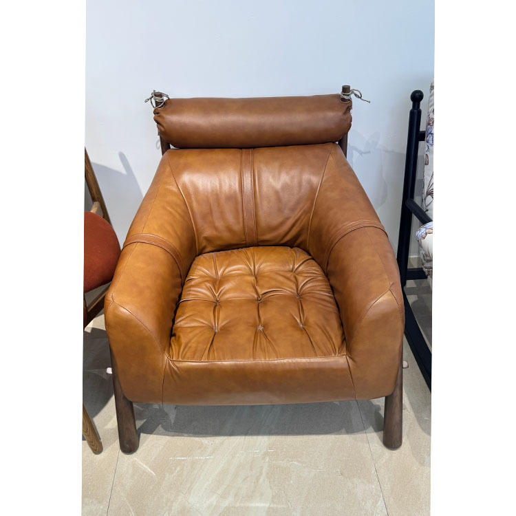 Sillón Individual de Madera Maciza para Cafetería y Restaurante image 41