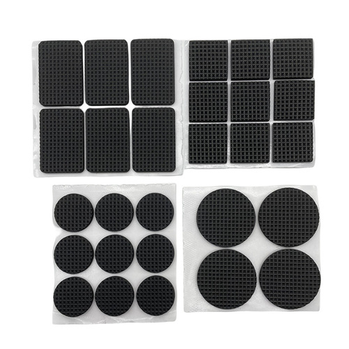 EVA Foam Furniture Non-Slip Mat, Single-Sided Backing Self-Adhesive Grid Foam Desk Leg Pad, Desk and Chair Noise Reduction Durable Pad