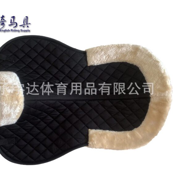 [Cross-border] export equestrian balance Pad wool saddle Pad British shock absorption thick Half Pad