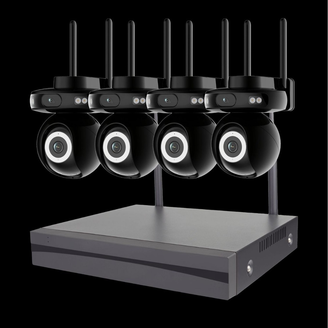 3MP/5MP Top Makinesi WIFI Kablosuz İzleme Seti 4 yollu 8 yollu Güvenlik Ekranlı NVR Seti Kablosuz CCTV Toptan