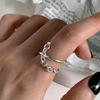 Retro brand ring, advanced fashionable chain with letters, high-quality style, wholesale